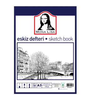 Mona Lisa Eskiz Defteri 50 YP 120 GR A3 BN05-3
