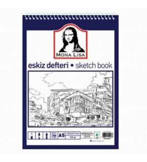 Mona Lisa Eskiz Defteri Telli A5 120 GR 50 YP MN13-5