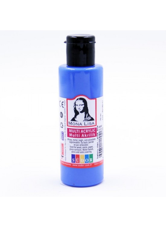 Mona Lisa Multi Akrilik 70 ML Fosforlu Mavi SD160-07 (1 Adet)