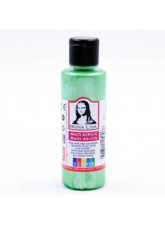 Mona Lisa Multi Akrilik 70 ML İnci Yeşil SD160-17 (1 Adet)