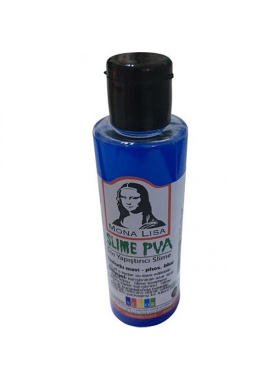 Mona Lisa Sıvı Yapıştırıcı Slime 70 ML Fosforlu Mavi SL01-13 (1 Adet)