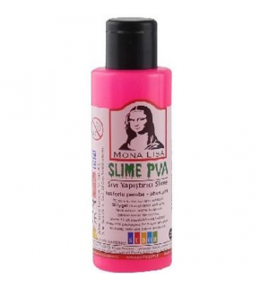 Mona Lisa Sıvı Yapıştırıcı Slime 70 ML Fosforlu Pembe SL01-12 (1 Adet)
