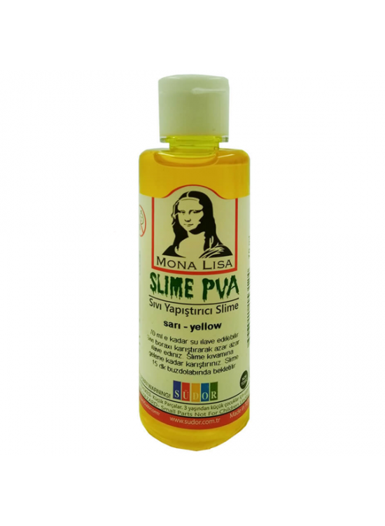 Mona Lisa Sıvı Yapıştırıcı Slime 70 ML Sarı SL01-2 (1 Adet) Mona Lisa Sıvı Yapıştırıcı Slime 70 ML Sarı SL01-2 (1 Adet)