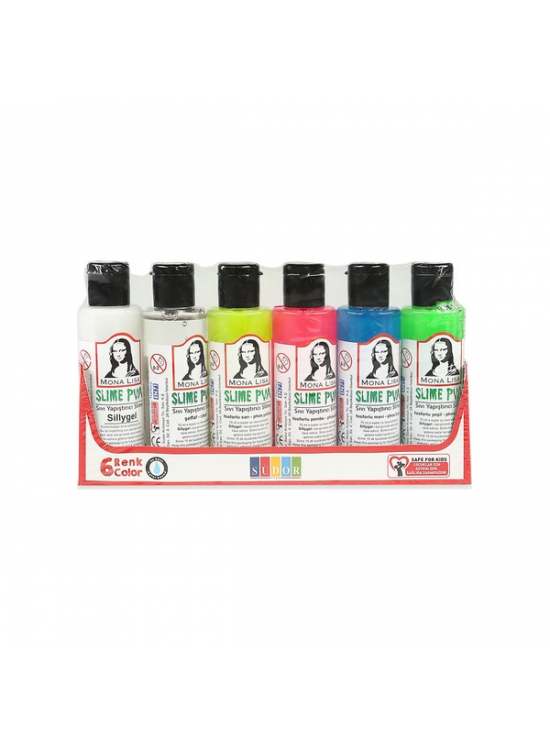 Mona Lisa Sıvı Yapıştırıcı Slime Set 70 ML 6 LI SL06 Mona Lisa Sıvı Yapıştırıcı Slime Set 70 ML 6 LI SL06