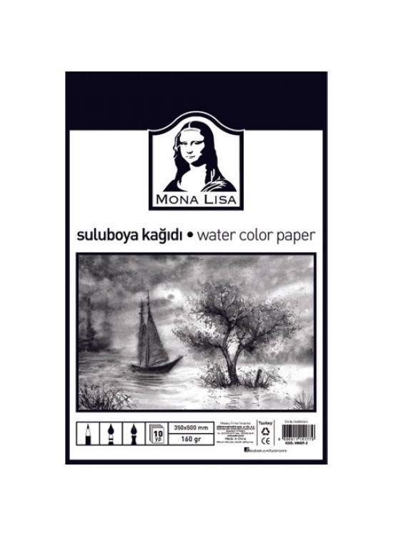 Mona Lisa Sulu Boya Kağıdı 35x50 160 GR 10 YP