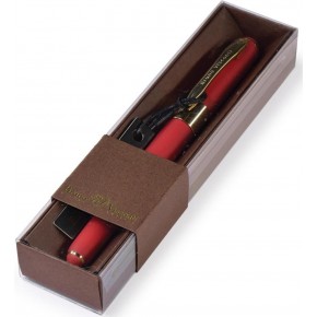 Monaco Tükenmez Kalem Mavi 0.5 MM Kutulu Kırmızı Gövde Kahve Kutu 20-0125/041