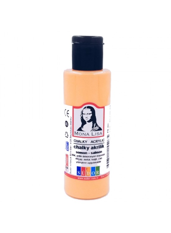 Mona Lisa Akrilik Boya Chalky 70 ML Somon SD170-03 (1 Adet)
