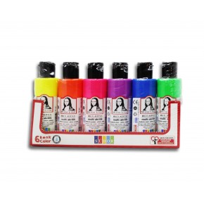 Mona Lisa Akrilik Boya Multi Fosforlu 6x70 ML SD1006F