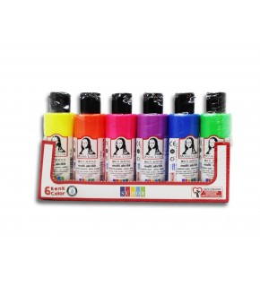 Mona Lisa Akrilik Boya Multi Fosforlu 6x70 ML SD1006F