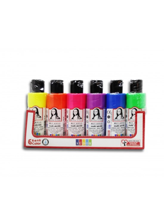 Mona Lisa Akrilik Boya Multi Fosforlu 6x70 ML SD1006F