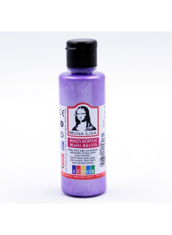 Mona Lisa Multi Akrilik 70 ML İnci Lila SD160-16 (1 Adet)