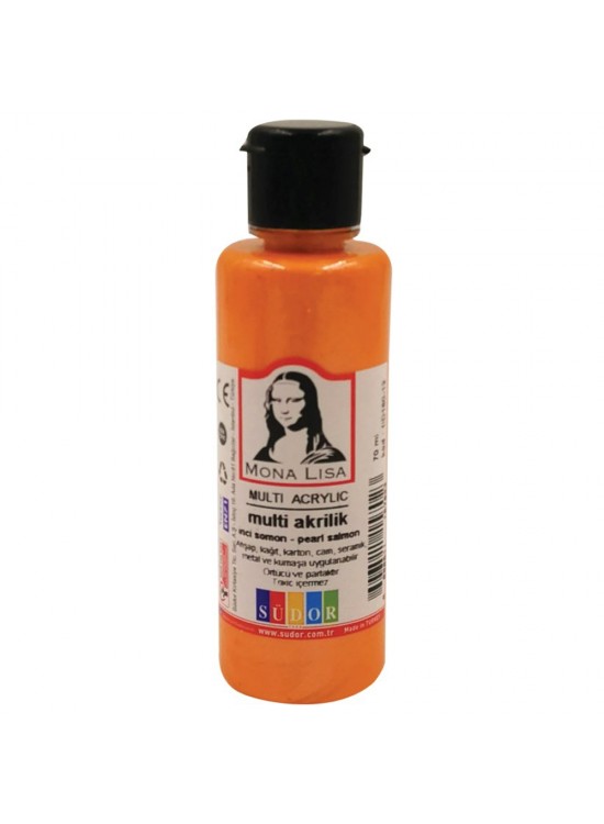 Mona Lisa Multi Akrilik 70 ML İnci Somon SD160-12 (1 Adet)