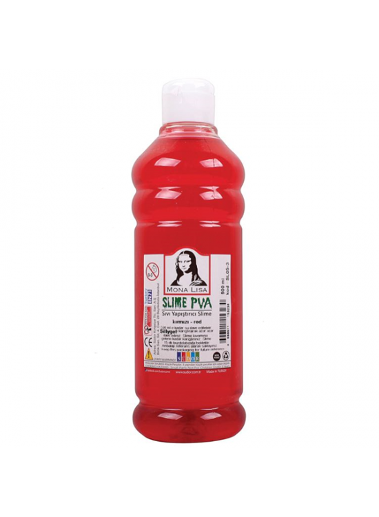 Mona Lisa Sıvı Yapıştırıcı Slime 500 ML Kırmızı SL05-3