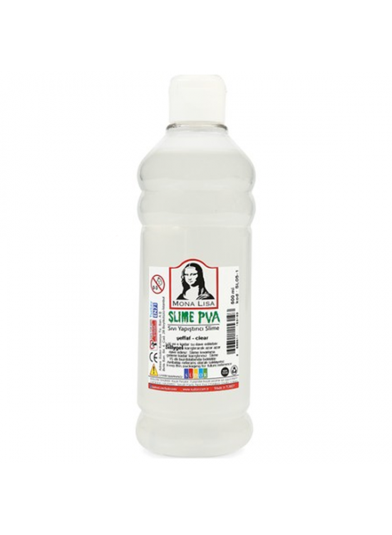 Mona Lisa Sıvı Yapıştırıcı Slime 500 ML Şeffaf SL05-1 (1 Adet) Mona Lisa Sıvı Yapıştırıcı Slime 500 ML Şeffaf SL05-1 (1 Adet)