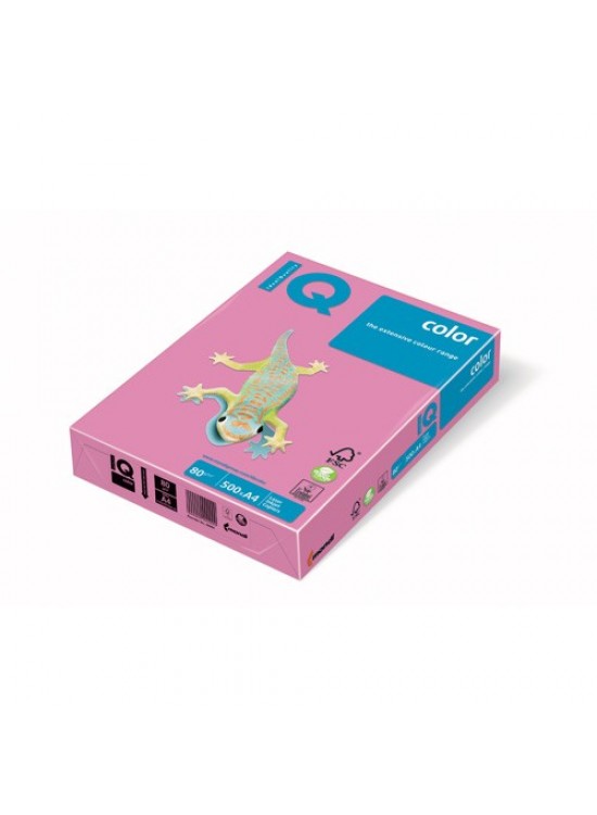 Mondi IQ Color Renkli Fotokopi Kağıdı A4 80 GR Fosforlu Pembe