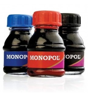 Monopol Çini Mürekkebi Cam Şişede Siyah 1102 (1 Adet)