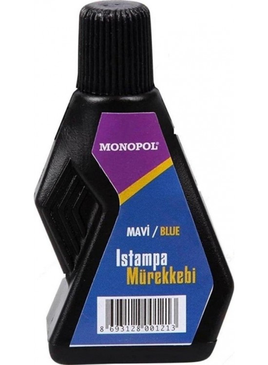 Monopol Istampa Mürekkebi 500 CC Mavi 1125