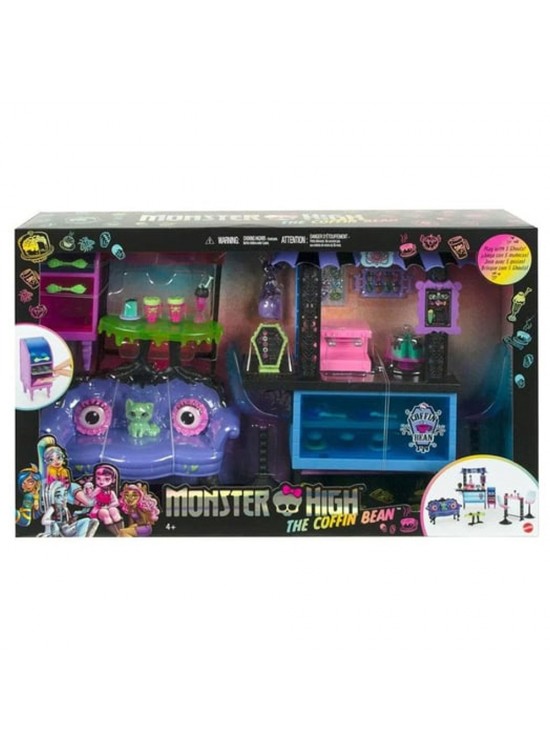 Monster High Coffin Bean Restoran Oyun Seti HHK65 Monster High Coffin Bean Restoran Oyun Seti HHK65