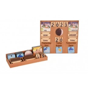 Montesorri Takvimi Türkçe - İngilizce