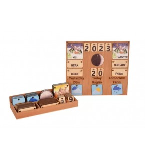 Montesorri Takvimi Türkçe - İngilizce