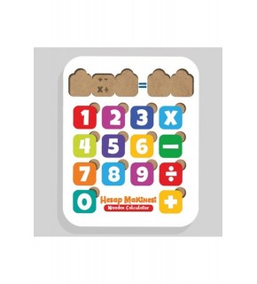 Moon Beavers Ahşap Hesap Makinesi