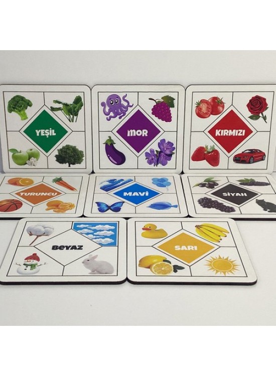 Moon Beavers Benim Renkli Hayatım Ahşap Eğitici Oyun