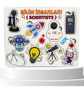 Moon Beavers Bilim İnsanları - 1 Ahşap Eğitici Oyun