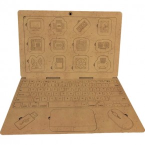 Moon Beavers Dizüstü Bilgisayar Ahşap Eğitici Oyun