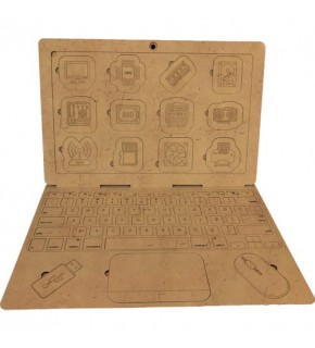 Moon Beavers Dizüstü Bilgisayar Ahşap Eğitici Oyun