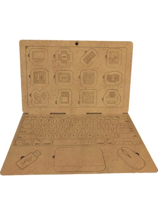 Moon Beavers Dizüstü Bilgisayar Ahşap Eğitici Oyun