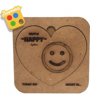 Moon Beavers Emojiler Ahşap Eğitici Oyun