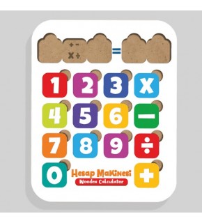 Moon Beavers Hesap Makinesi Ahşap Eğitici Oyun