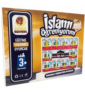 Moon Beavers İslamı Öğreniyorum Puzzle Serisi - 2 Kız Namaz