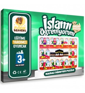 Moon Beavers İslamı Öğreniyorum Puzzle Serisi - 4 Erkek Abdest