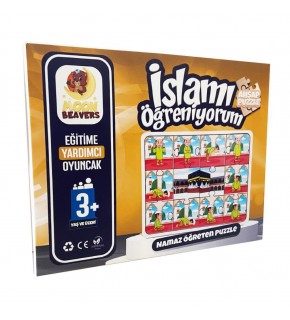 Moon Beavers İslamı Öğreniyorum Puzzle Serisi Erkek Namaz