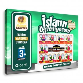 Moon Beavers İslamı Öğreniyorum Puzzle Serisi Kız Namaz