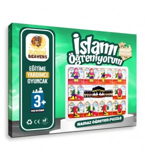 Moon Beavers İslamı Öğreniyorum Puzzle Serisi Kız Namaz
