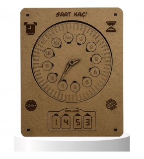 Moon Beavers Saat Kaç Ahşap Eğitici Oyun