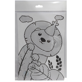 Mor Gizli Renkler Su Boyama