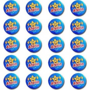 Mor Rozet Aferin (1 Adet)