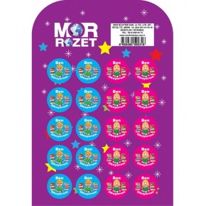 Mor Rozet Ben Okuyorum (1 Adet)