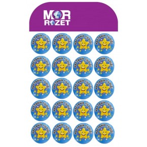 Mor Rozet Haftanın Yıldızı  (1 Adet)