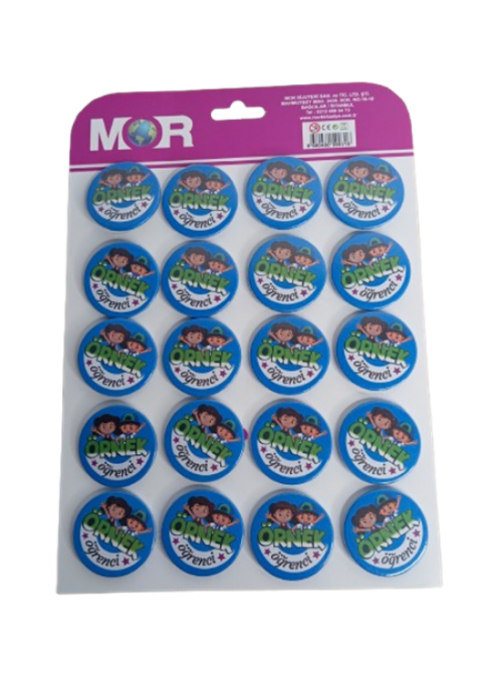 Mor Rozet Örnek Öğrenci  (1 Adet)