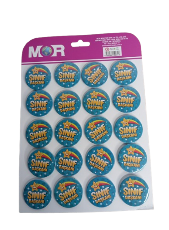 Mor Rozet Sınıf Başkanı  (1 Adet)