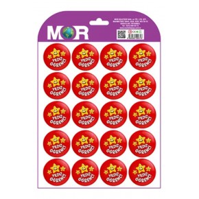 Mor Rozet Yıldız Öğrenci  (1 Adet)