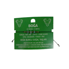 Mor Toys Mavi Doğal Burç Bileklik (1 Adet)