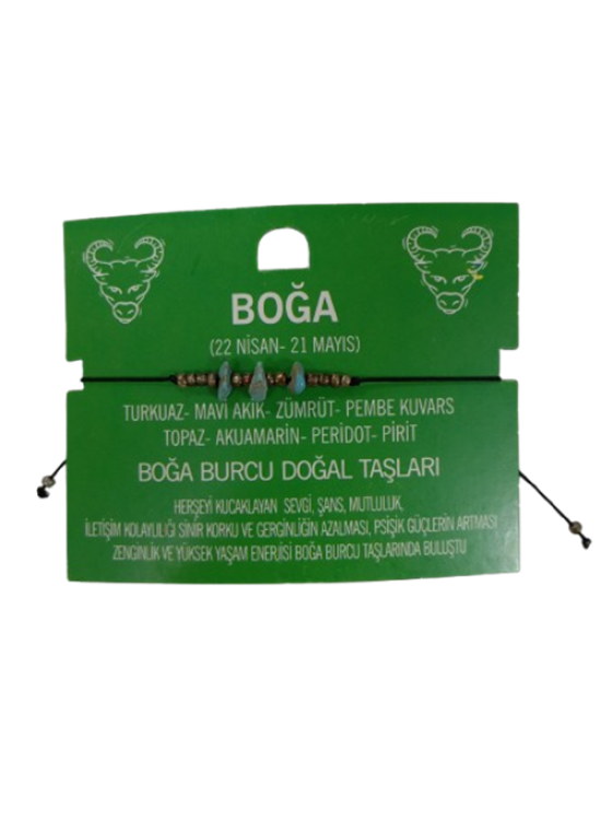 Mor Toys Mavi Doğal Burç Bileklik (1 Adet) Mor Toys Mavi Doğal Burç Bileklik (1 Adet)