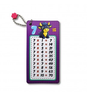 Mor Zincirli Çarpım Tablosu Büyük (1 Adet)