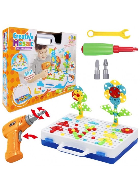 Mosaıc Eğitici Puzzle Matkaplı No.608