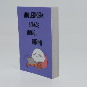 Motto Tasarım Cep Defteri (1 Adet)